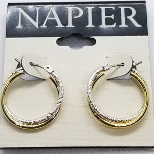 Textured Hoop Earrings